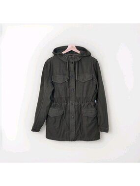 Aritzia Sunday Best Utility Ranger Jacket S Military Green Buttons Cotton Edgy